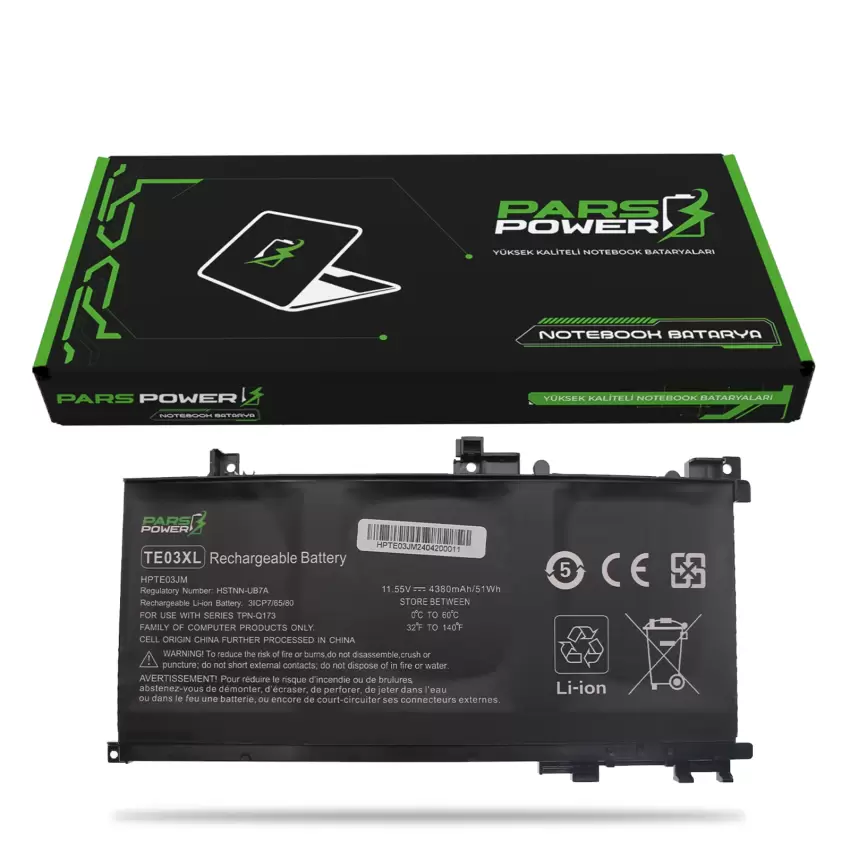 Hp Pavilion 15-bc000, 15-bc200 Batarya - Pil (Pars Power)