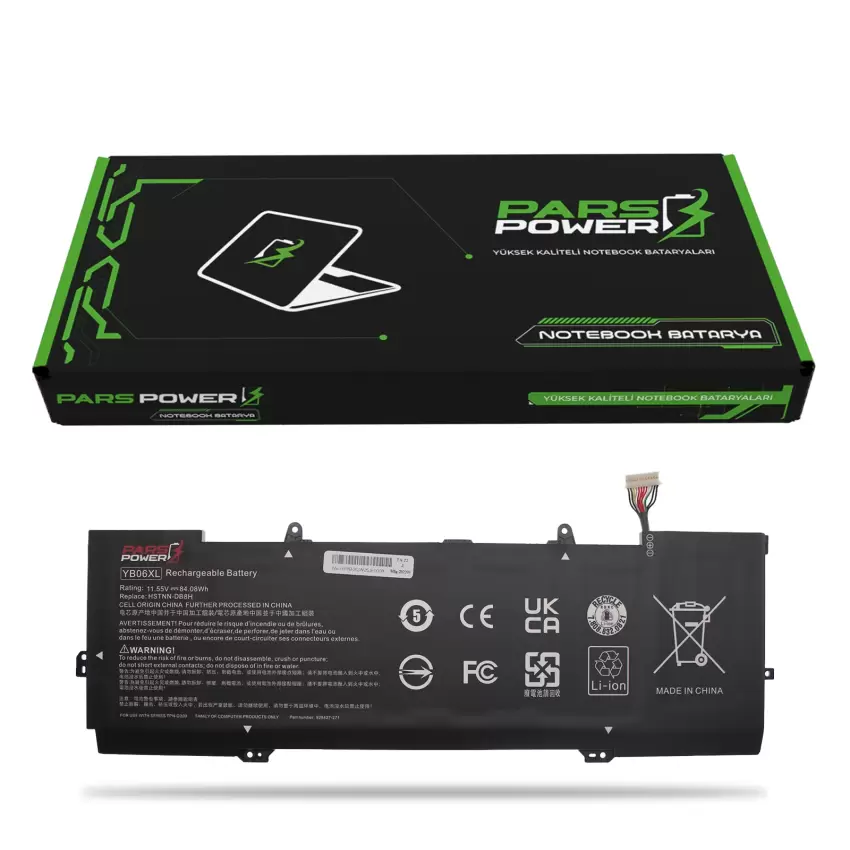 Hp Spectre x360 15t-bl100 Batarya - Pil (Pars Power)