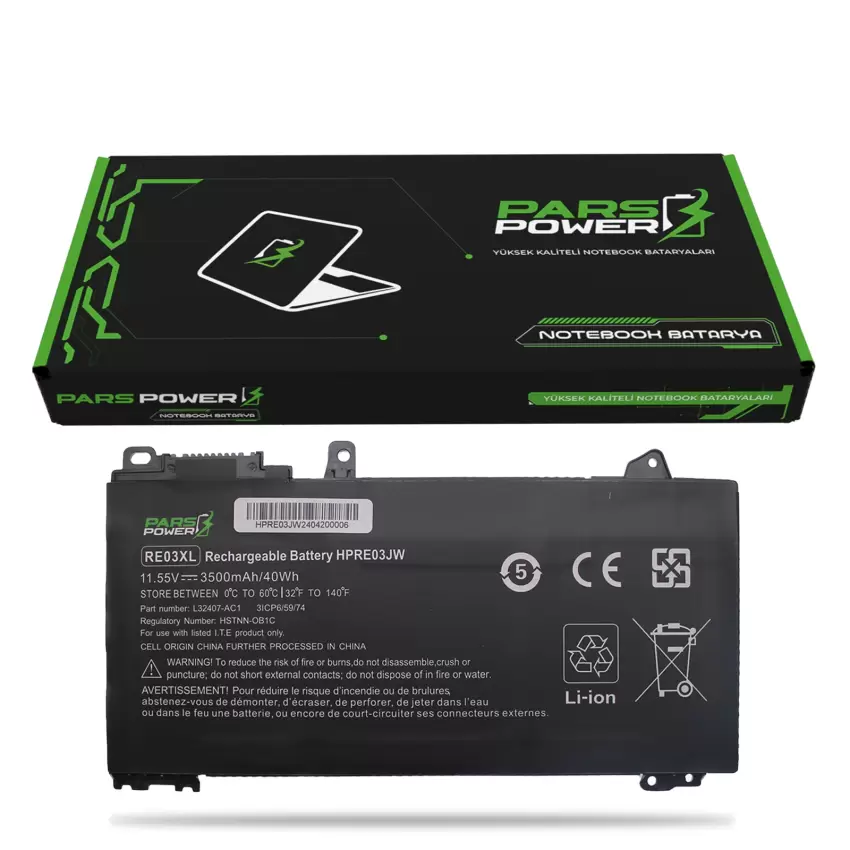HP ProBook 450 G7 (1Q3L4ES) Batarya - Pil (Pars Power)