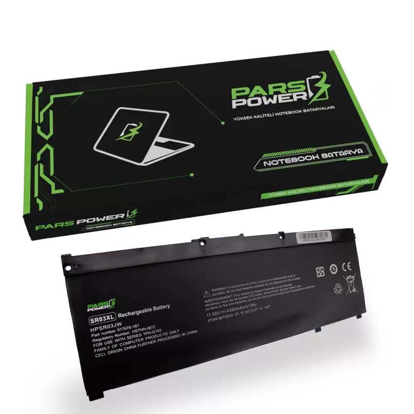 HP Pavilion-OMEN SR04XL, 917724-855 Batarya - Pil (Pars Power)