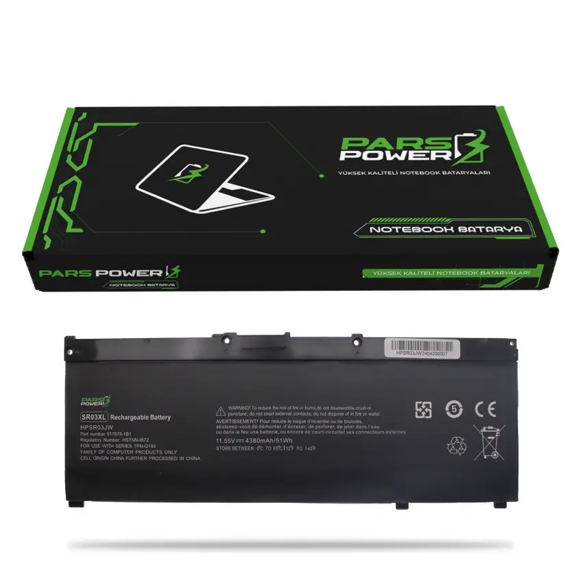 HP OMEN 17-cb0005nt (6ZR92EA) Batarya - Pil (Pars Power)