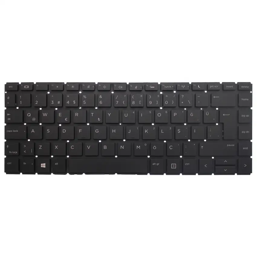 HP ProBook 440 G7 (8VU45EA) Klavye Işıklı (Siyah TR)