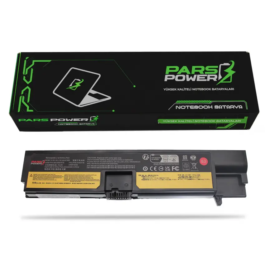 Lenovo ThinkPad 01AV418, 01AV416 Batarya - Pil (Pars Power)