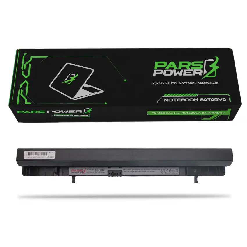 Lenovo L12S4E51, L12S4F01, L12M4F01 Notebook Batarya - Pil (Pars Power)