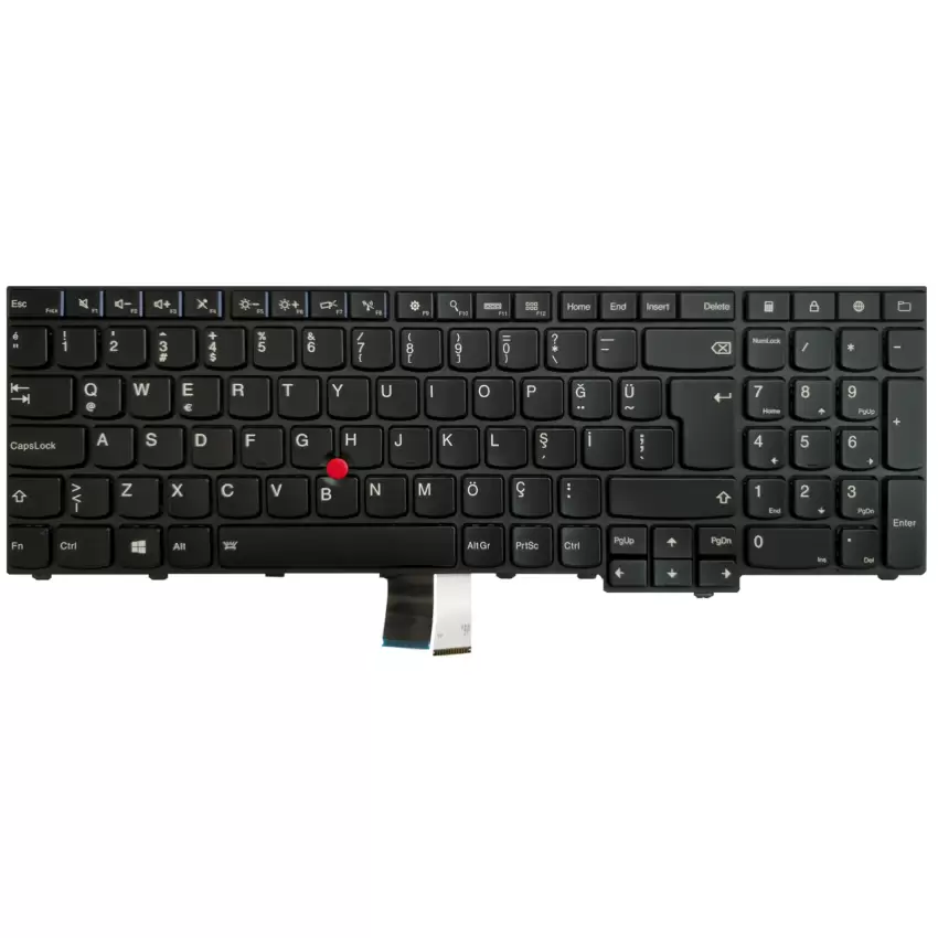 Lenovo Thinkpad W540 20BG, 20BH Notebook Klavye Işıklı (Siyah TR)