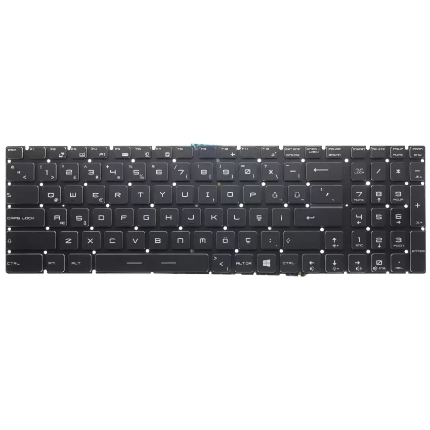 Msi GS63VR Stealth Pro 7RF-234TR Klavye Işıklı (Siyah TR)