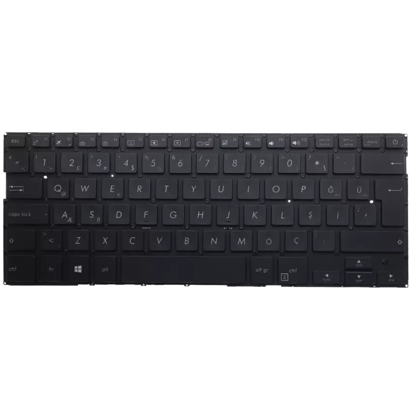 Asus Zenbook 13 UX331FN-EG019T Klavye Işıklı (Siyah TR)