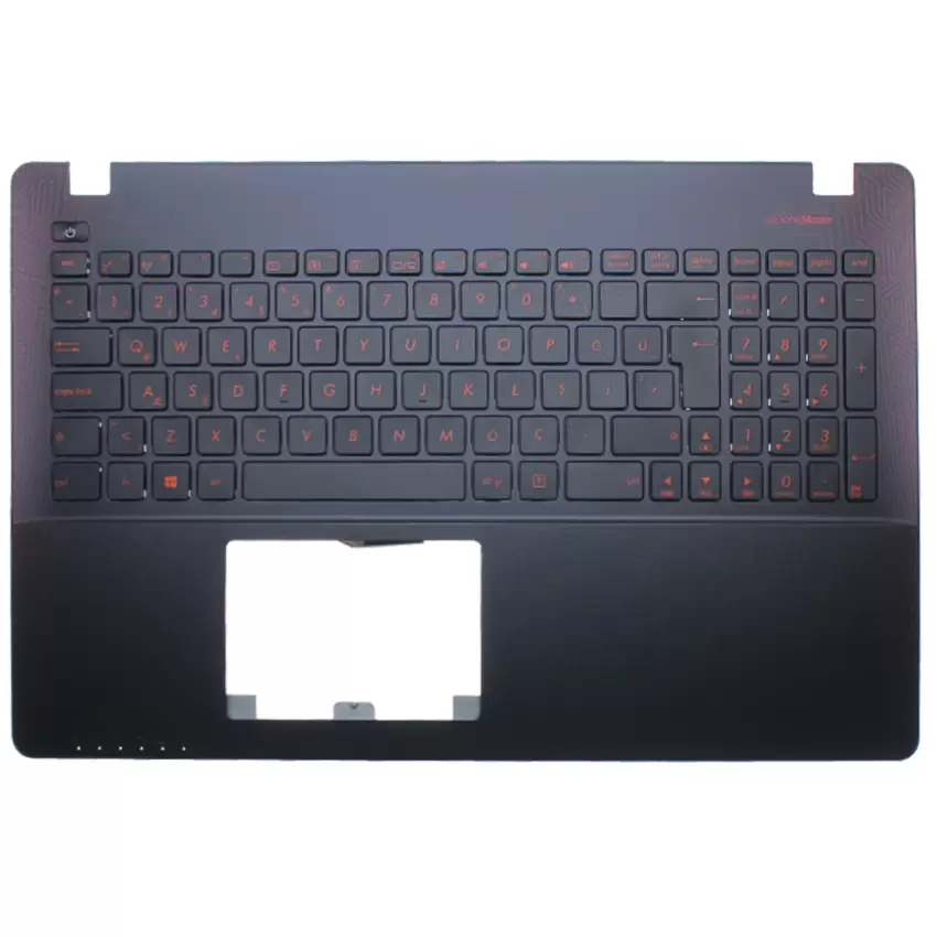 Asus 90NB02G1-R31RU0, MP-11N66TQ-442W Notebook Klavye Kasalı (Siyah TR)