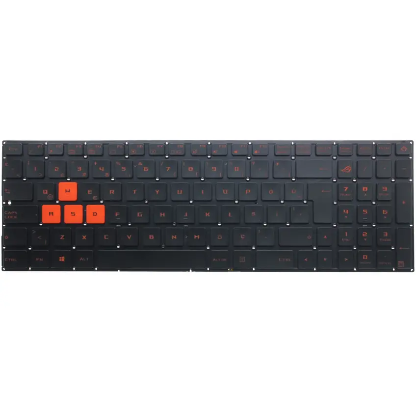 Asus 9Z.N8SBU.C01, 0KN0-TD1US13 Klavye Işıklı (Siyah TR)