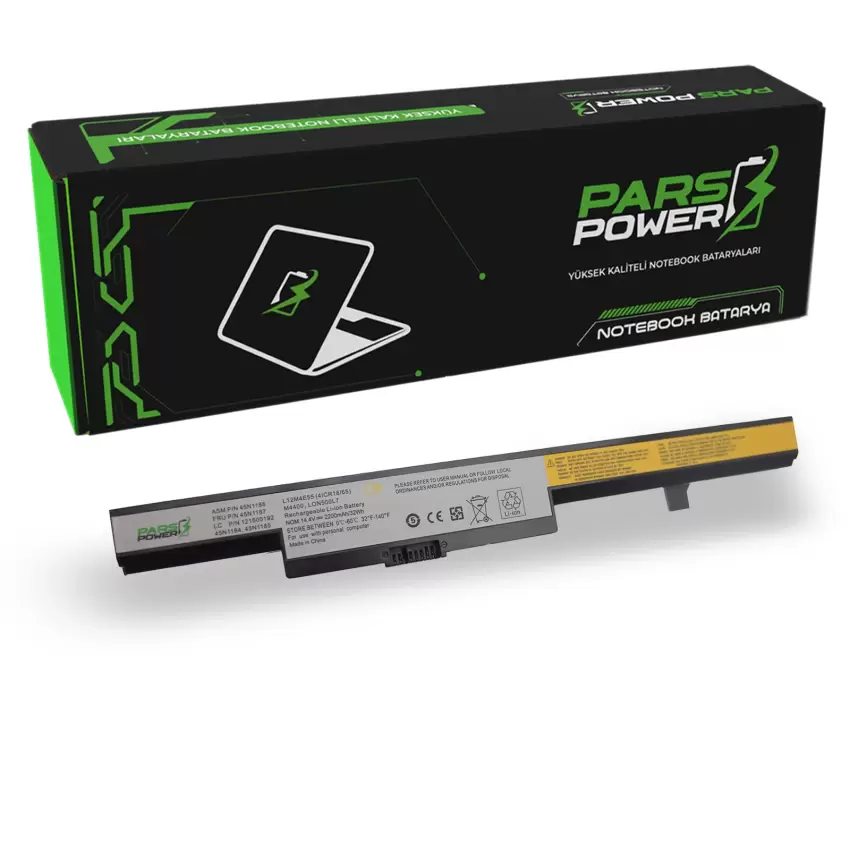 Lenovo E5080 80J200LYTX, 80J200ULTX Notebook Batarya - Pil (Pars Power)