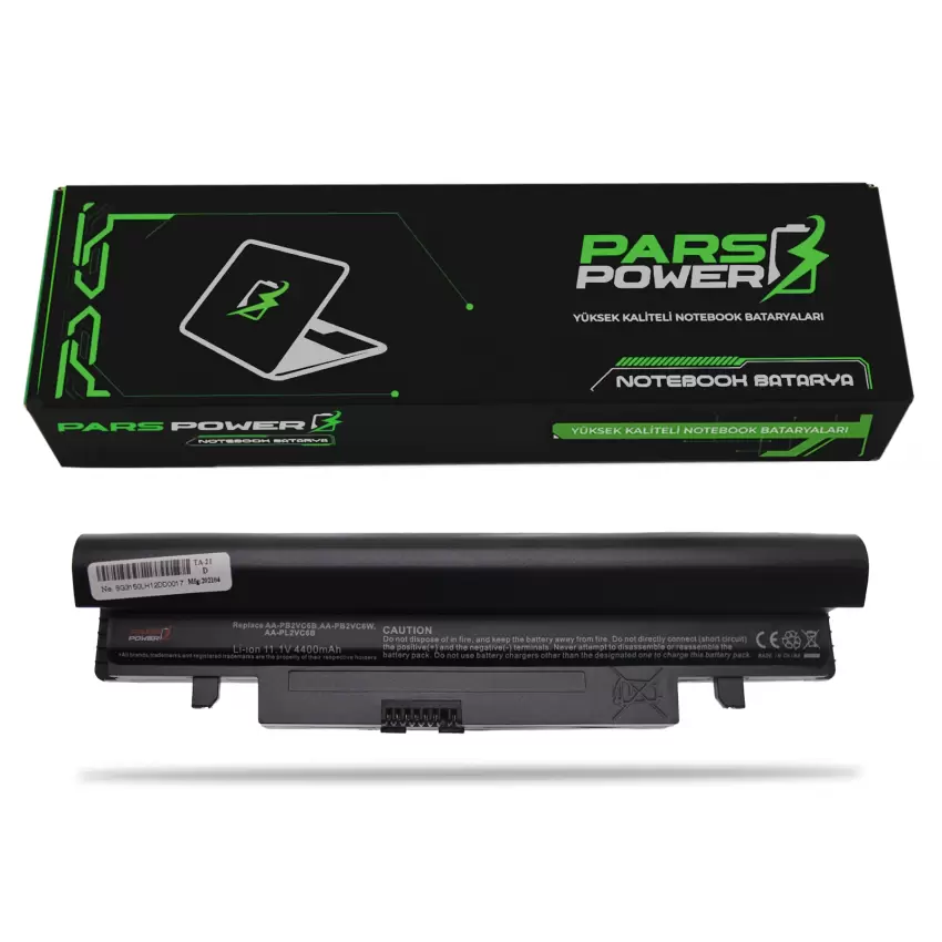 Samsung AA-PB2VC6B, AA-PL2VC6W Notebook Batarya - Pil (Pars Power)