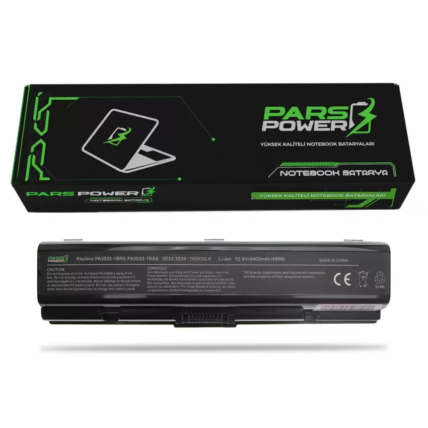 Toshiba Satellite A300D-14P, A300D-156 Notebook Batarya - Pil (Pars Power)