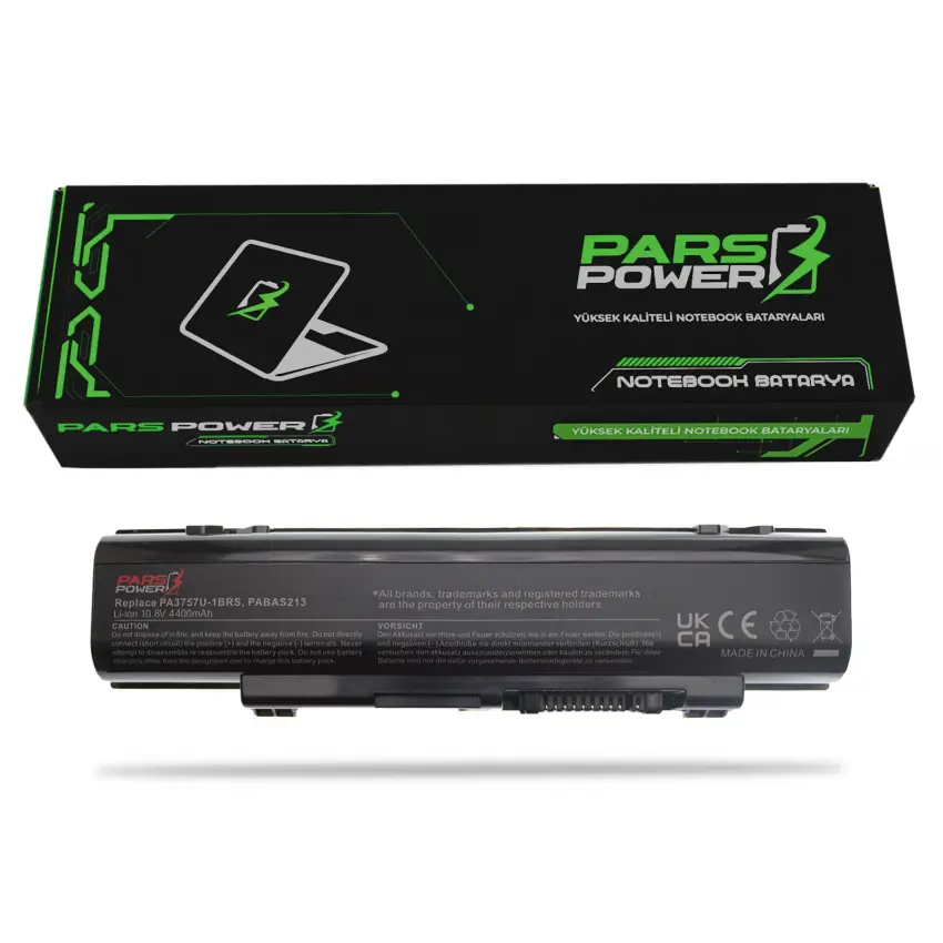 Toshiba Qosmio F60-140, F60-145 Notebook Batarya - Pil (Pars Power)