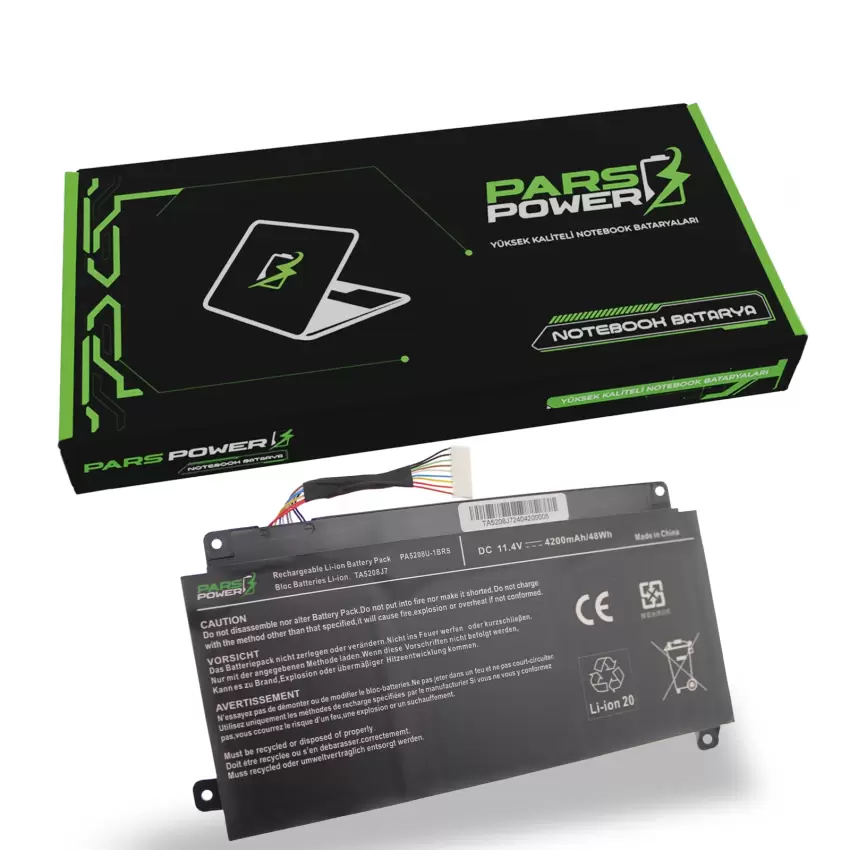 Toshiba Satellite Radius 14 L40W-C-10Z Batarya - Pil (Pars Power)