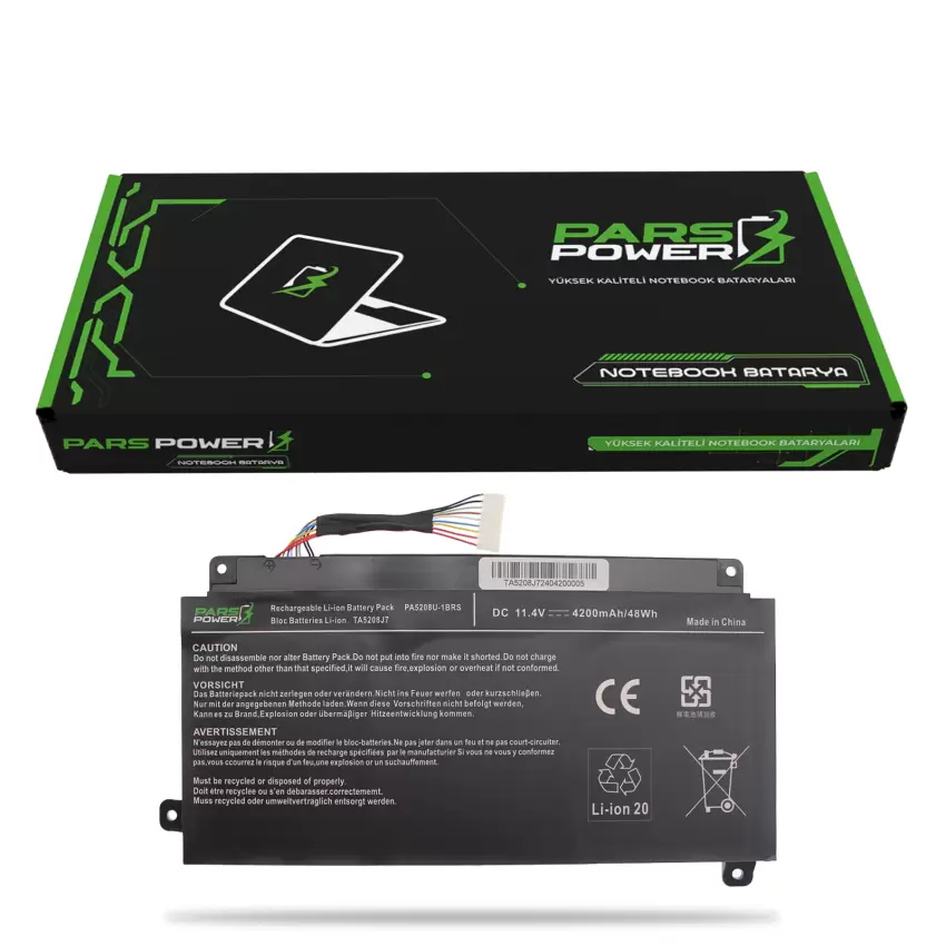 Toshiba Satellite Radius E45DW-C4210-001 Batarya - Pil (Pars Power)