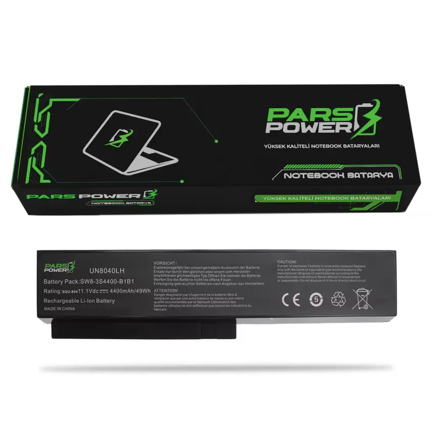 Gericom GNote MR0378 Notebook Batarya - Pil (Pars Power)