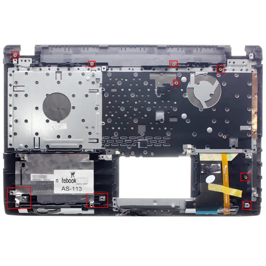 Asus ROG FX553VD, FX753VD, FX553VE Üst Kasalı Klavye (Siyah TR)