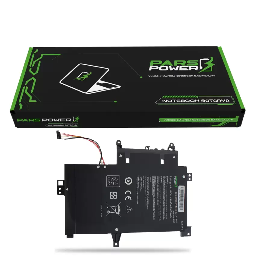 Asus Transformer Book Flip TP500LN-DN057H, TP500LN-DN064H Batarya - Pil (Pars Power)