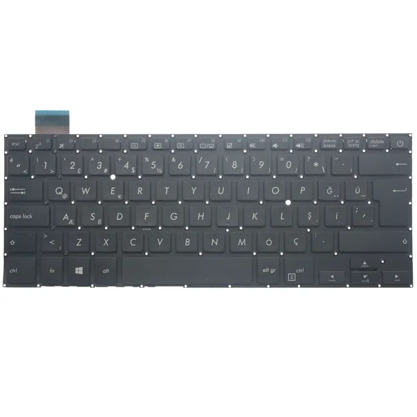 Asus X407MA, X407UB Klavye (Siyah TR)
