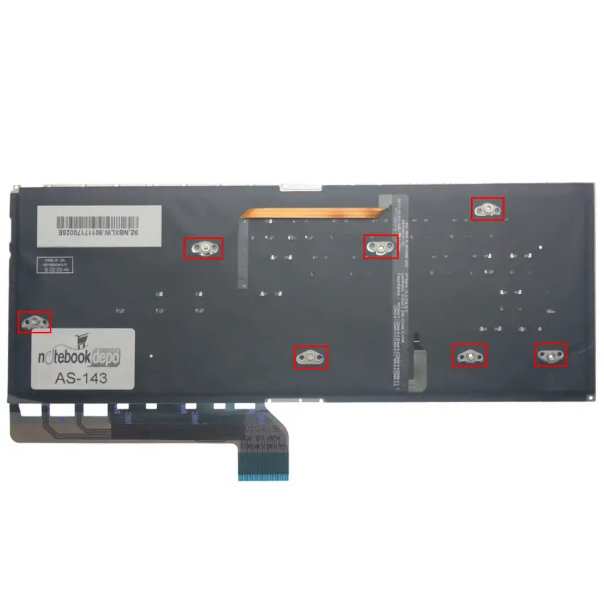 ASUS ZenBook Flip 90NB0C02-R30TU0 Klavye Işıklı (Siyah TR)