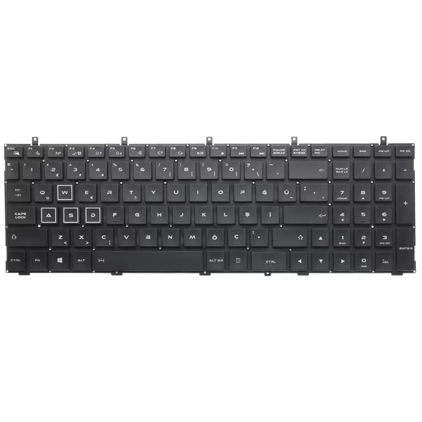 Casper Excalibur G850.7700-B5G0X Klavye Işıklı (Siyah TR)