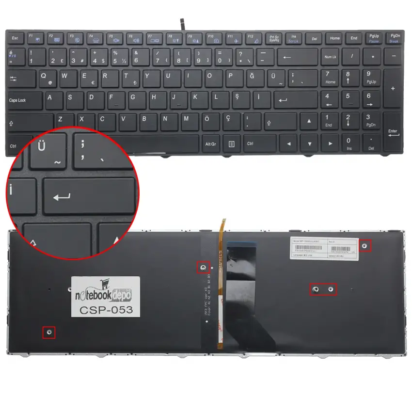 Monster Abra A7 V7 Klavye Işıklı (Siyah TR)