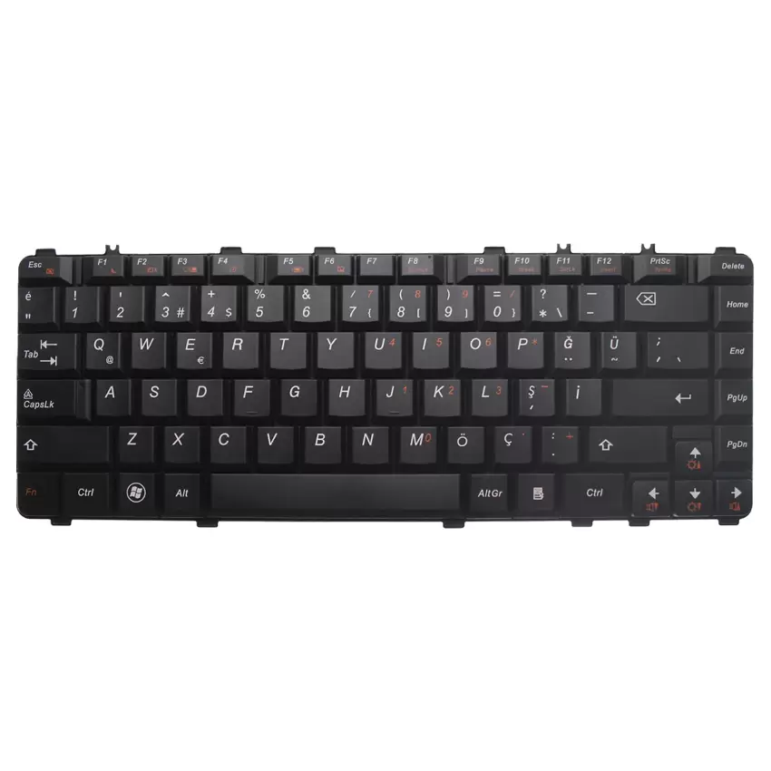 Lenovo IdeaPad Y560P 20077, Y560P 4397 Notebook Klavye (Siyah TR)
