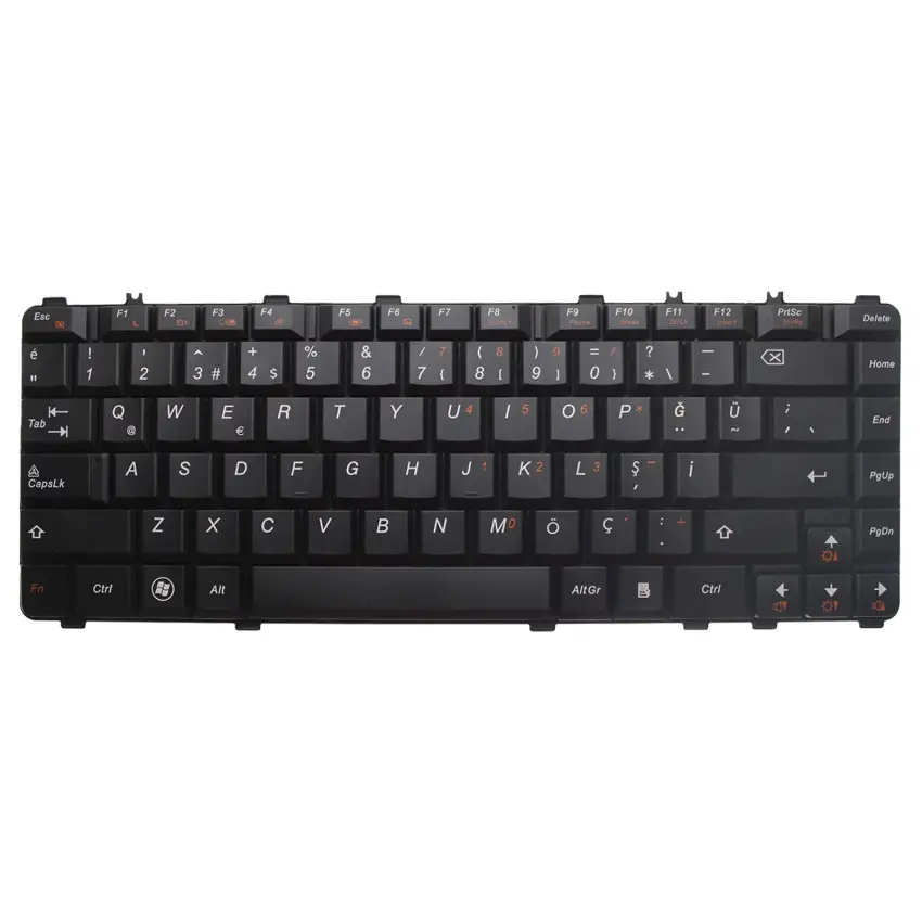 Lenovo IdeaPad Y560 0646, Y560 20038 Notebook Klavye (Siyah TR)
