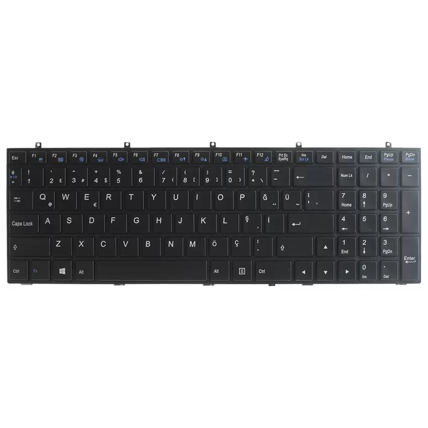 Monster Abra A5 V1.1, Abra A7 V1.1 Notebook Klavye Işıklı (Siyah TR)