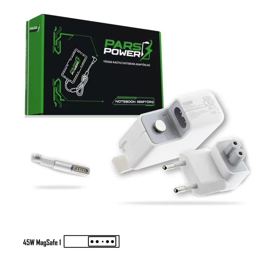 Apple MacBook Air A1374, 45W Magsafe 1 Adaptör Şarj Aleti-Cihazı (Pars Power)
