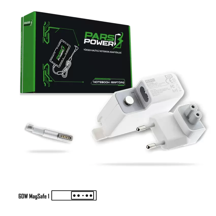 Pars Power PRS-072 60W 16.5V 3.65A MAGSAFE 1 ADAPTÖR