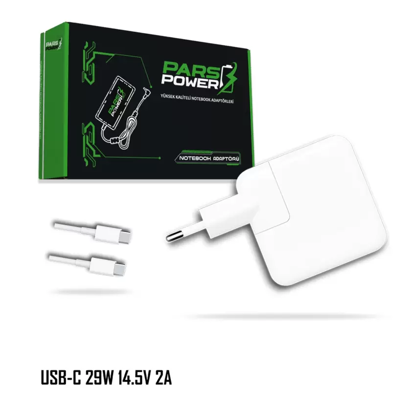 Apple MacBook USB-C 29W MJ262LL/A Adaptör Şarj Aleti-Cihazı (Pars Power)