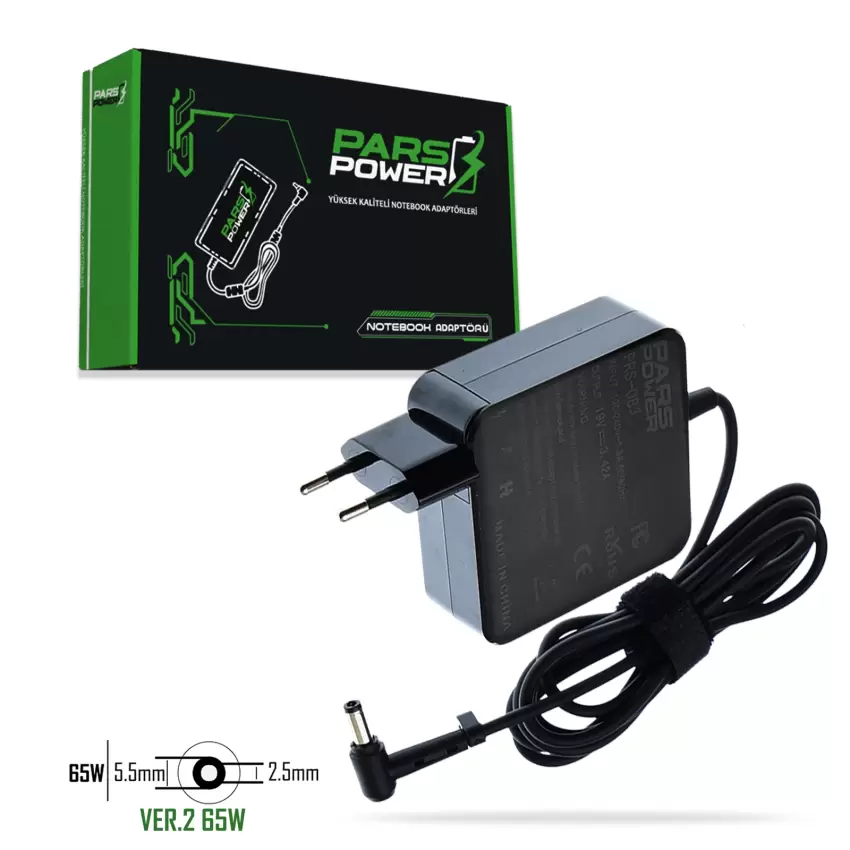Asus K55VD-SX023D, N56VV-S4013H Adaptör Şarj Aleti-Cihazı (Pars Power)