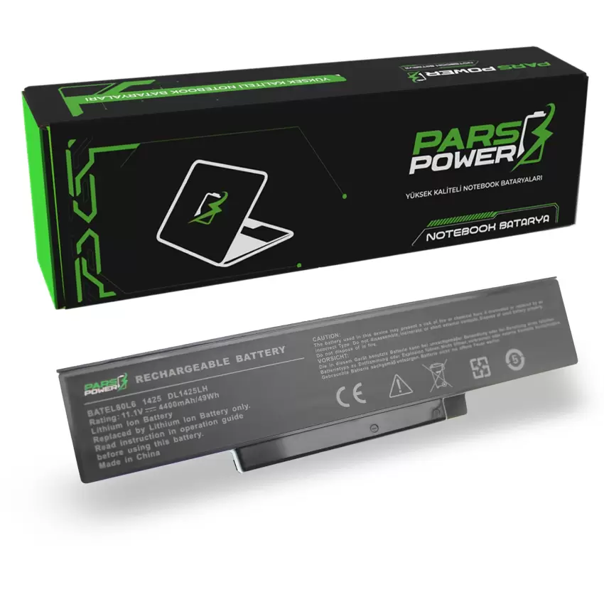Beko 906C5050F, BATEL80L6, BATHL90L6 Notebook Batarya - Pil (Pars Power)