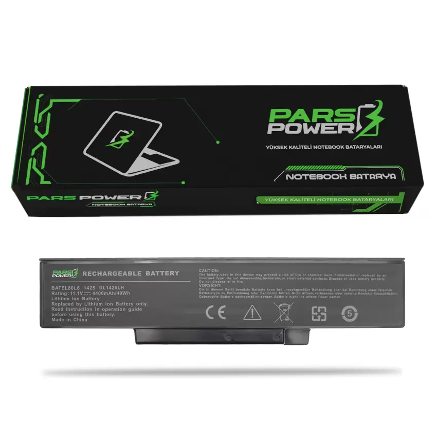 Exper Karizma NC84A, NR81A Notebook Batarya - Pil (Pars Power)