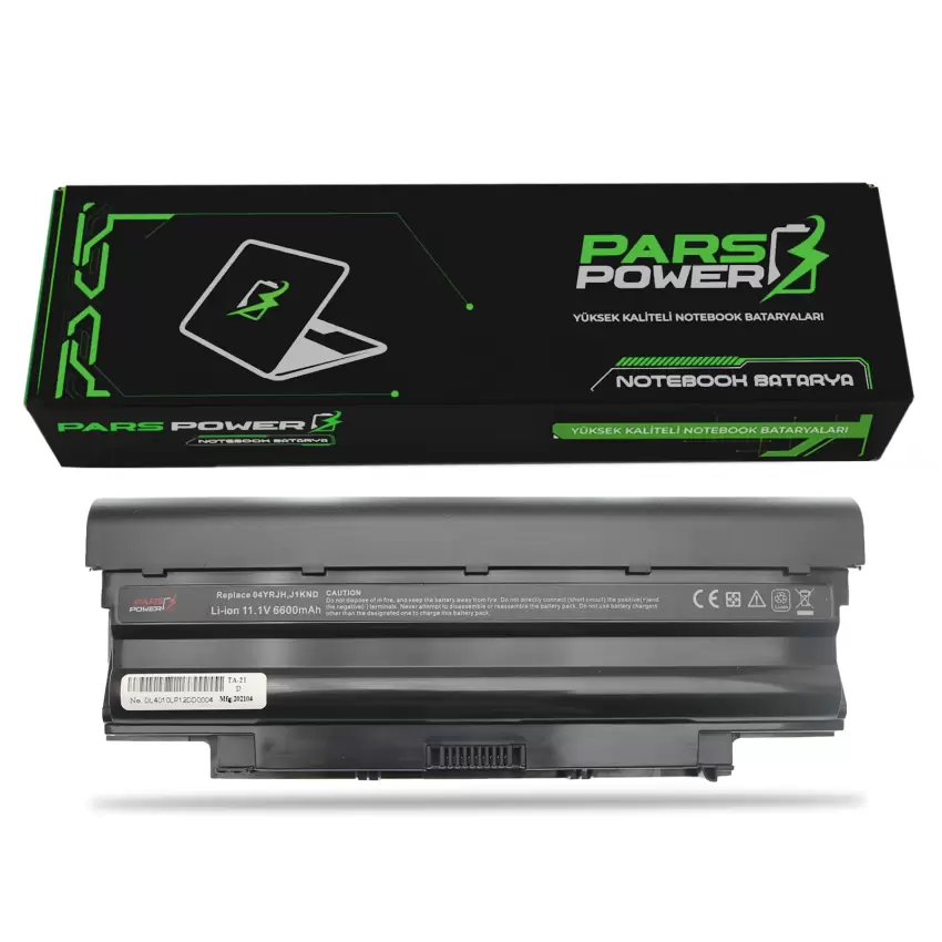 Dell Inspiron N5110-9712, N5110-9811 Notebook Batarya - Pil (Pars Power)