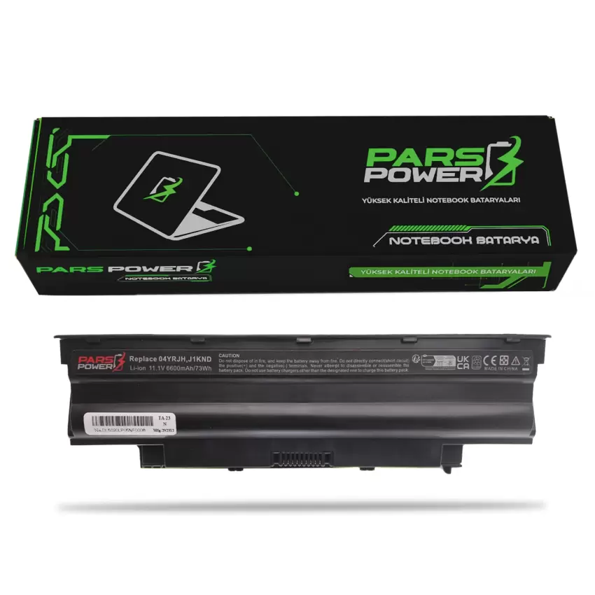 Dell Inspiron N5110-9712, N5110-9811 Notebook Batarya - Pil (Pars Power)