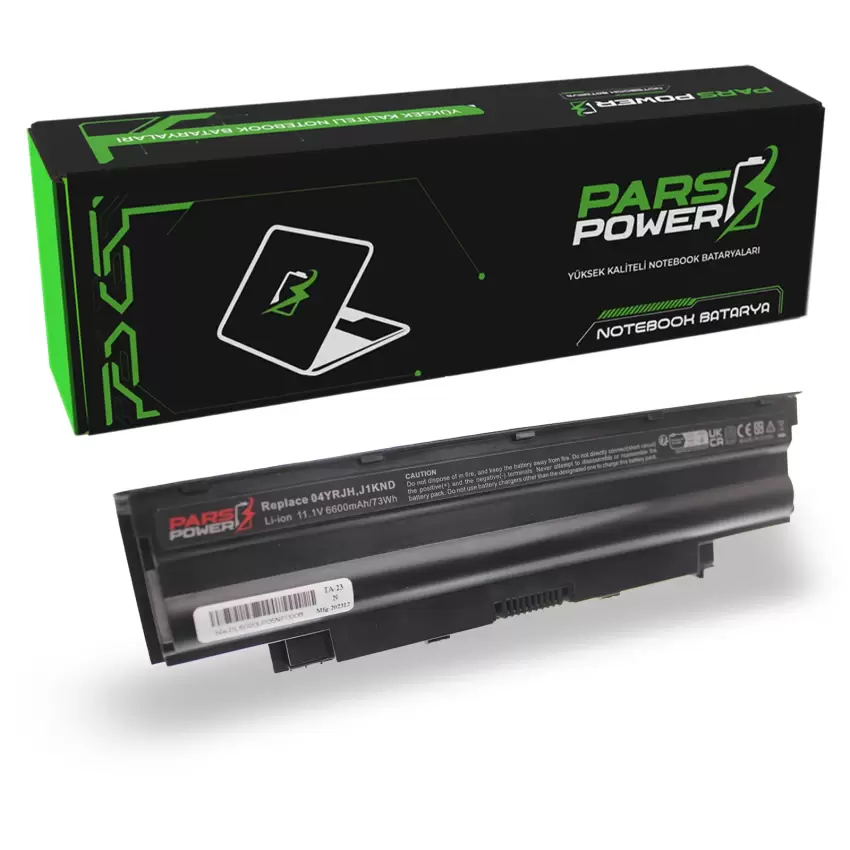 Dell P10S (P10S001), P11G (P11G001) Notebook Batarya - Pil (Pars Power)