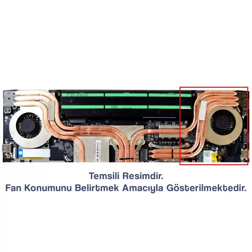 Msi GE62 2QL, GE62 6QD, GE62 6QE Cpu Fan - İşlemci Fanı