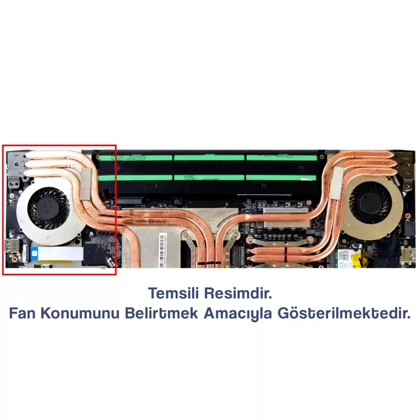 Msi GE62 2QC, GE62 2QD, GE62 2QE Gpu-Vga Fan - Ekran Kartı Fanı