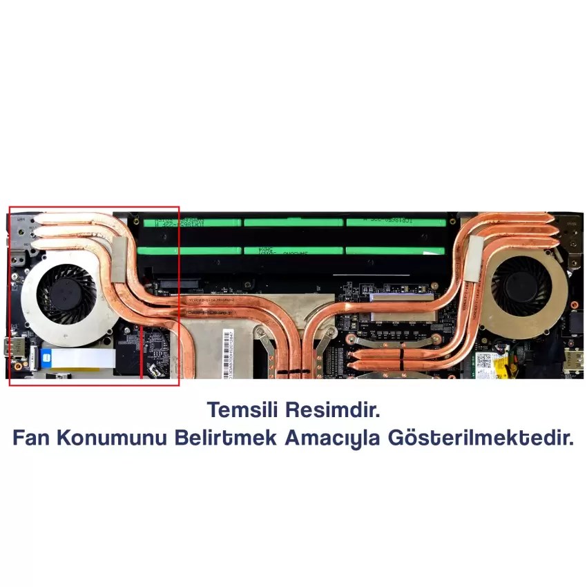 Msi GE72 7RD-037TR, GP62 7RD-622TR Gpu-Vga Fan - Ekran Kartı Fanı