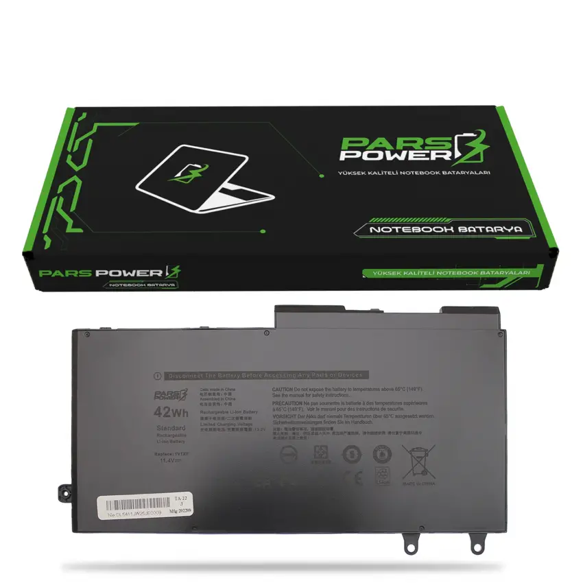 Dell Latitude 1V1XF, RF7WM Batarya - Pil (Pars Power)