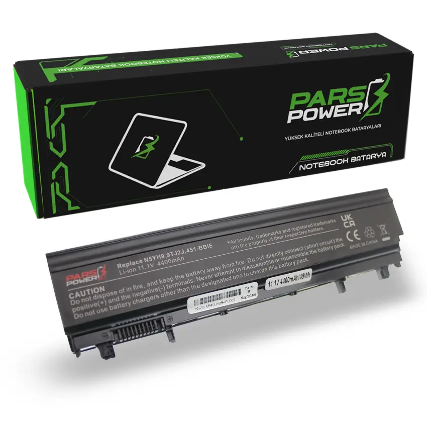 Dell WGCW6, 0WGCW6 Notebook Batarya - Pil (Pars Power)