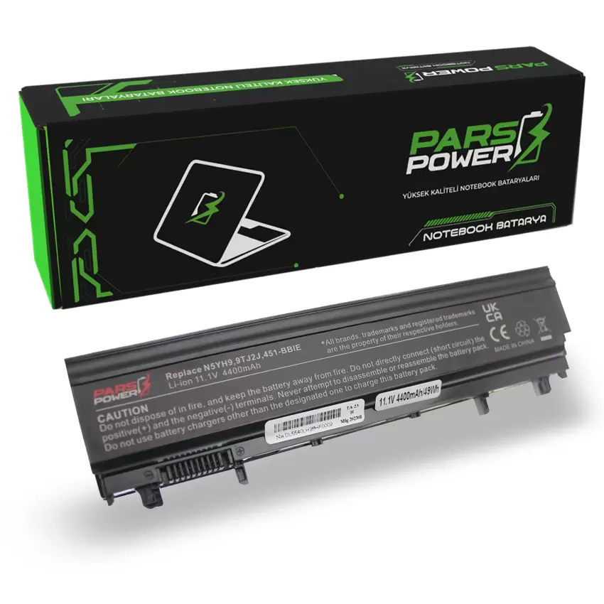 Dell VJXMC, 0VJXMC Notebook Batarya - Pil (Pars Power)