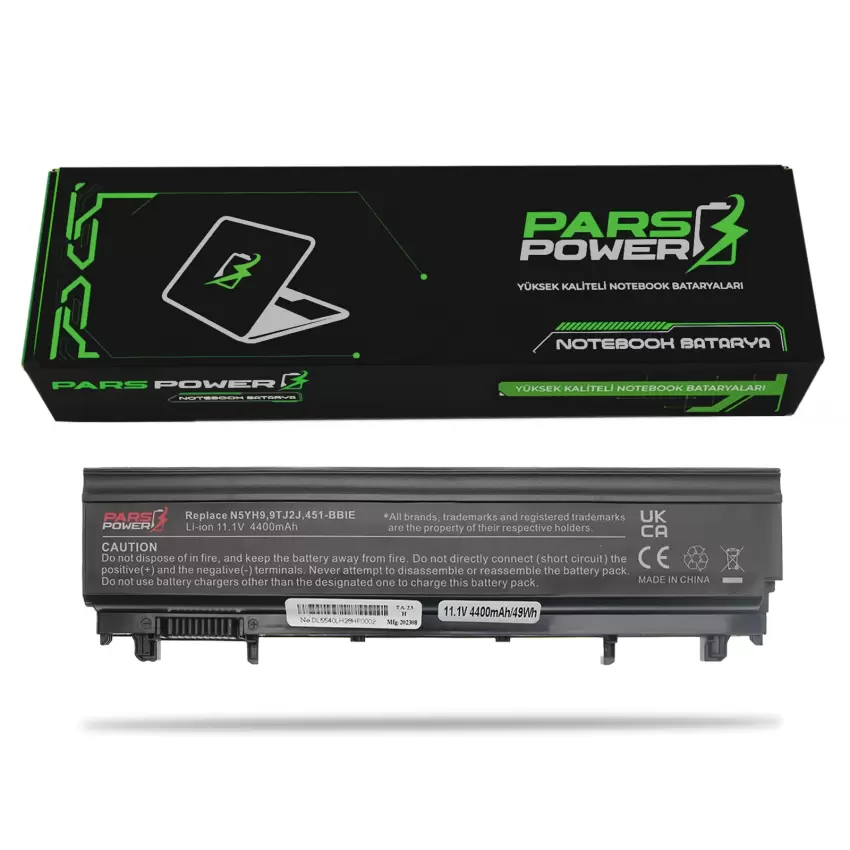 Dell VJXMC, 0VJXMC Notebook Batarya - Pil (Pars Power)