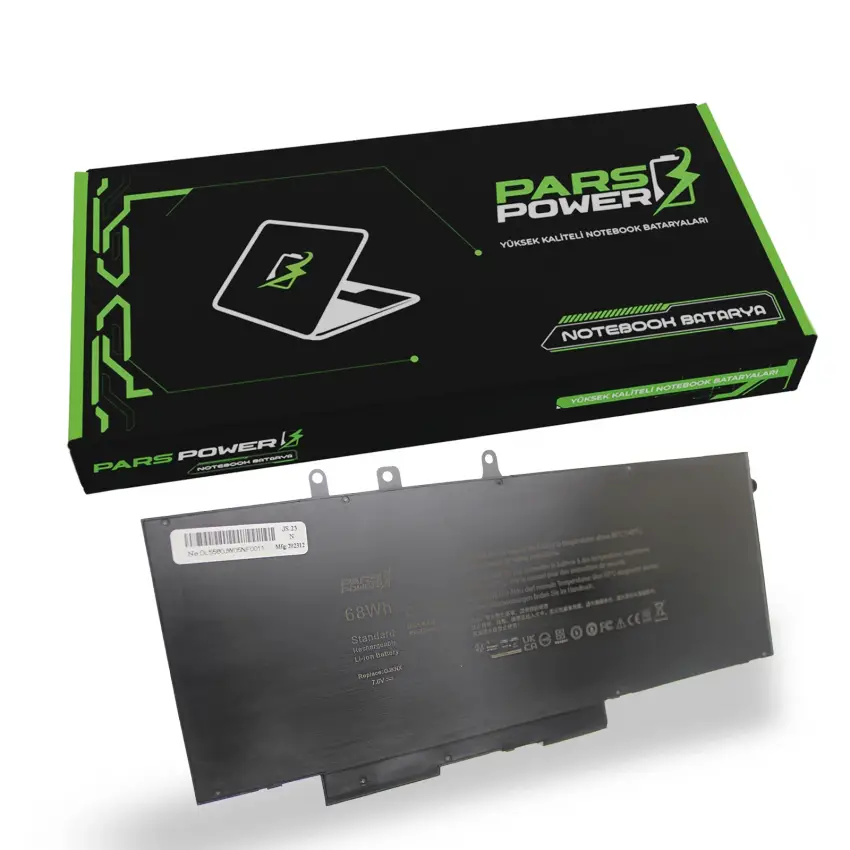 Dell Latitude 5290 N005L529012EMEA_U Batarya - Pil (Pars Power)