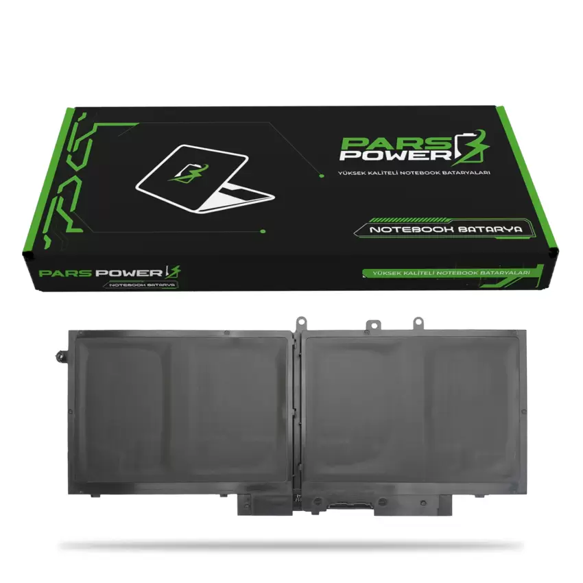 Dell Latitude E5495, P60F Batarya - Pil (Pars Power)