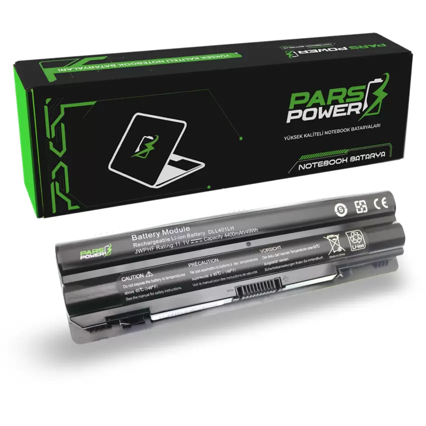Dell P09E, P11F, P12G Notebook Batarya - Pil (Pars Power)