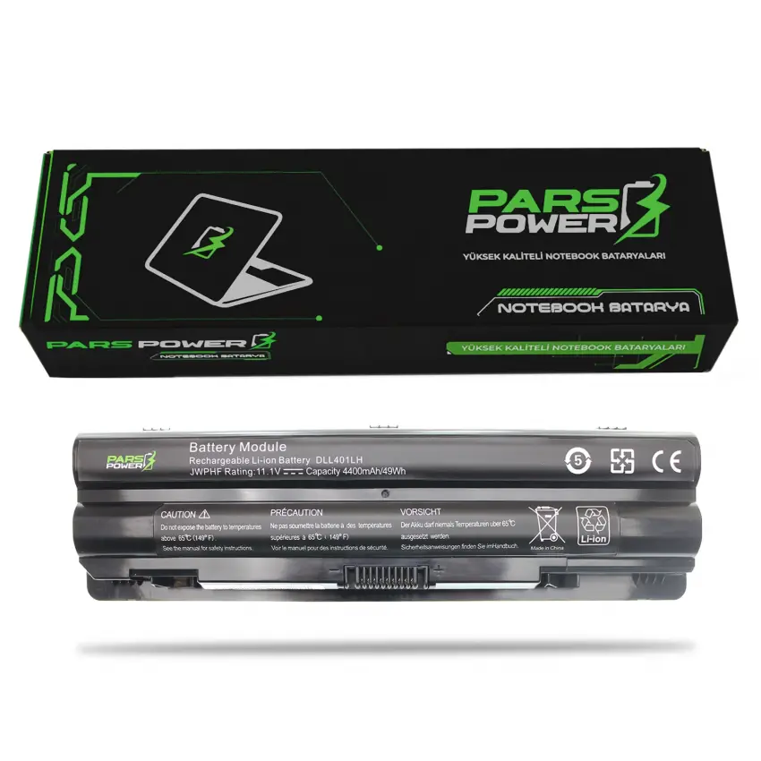 Dell P09E, P11F, P12G Notebook Batarya - Pil (Pars Power)