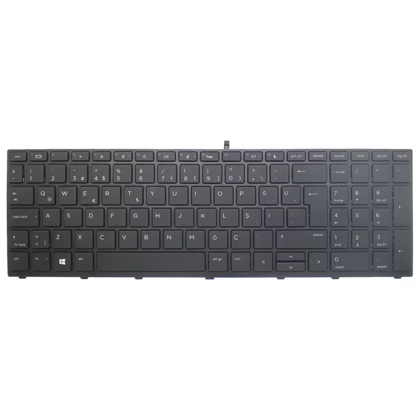 HP ProBook 650 G5 (7KP76ET) Notebook Klavye Işıklı (Siyah TR)